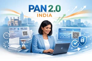 PAN 2.0 India upgrade with digital system and QR code for NRIs